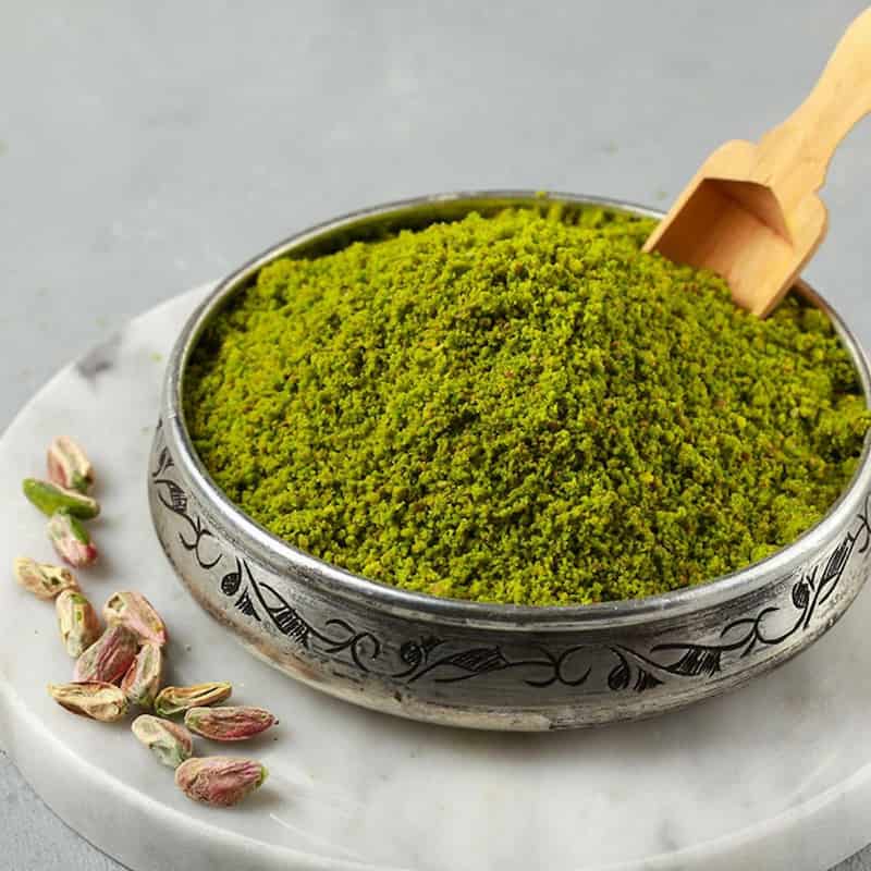 پودر پسته تزیینی مناسب تزئین انواع محصولات قنادی